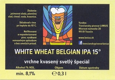 White Wheat Belgian IPA 2 min 8,1%