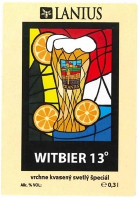 Witbier 6 samolepka iny obrazok ine pismo pod obrazkom