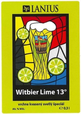 Witbier Lime 1 samolepka