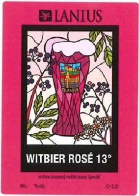 Witbier Rose 1 samolepka