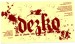Dezko 4 reprint domovaricskej etikety