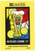 Witbier Lemon 3 samolepka zlta